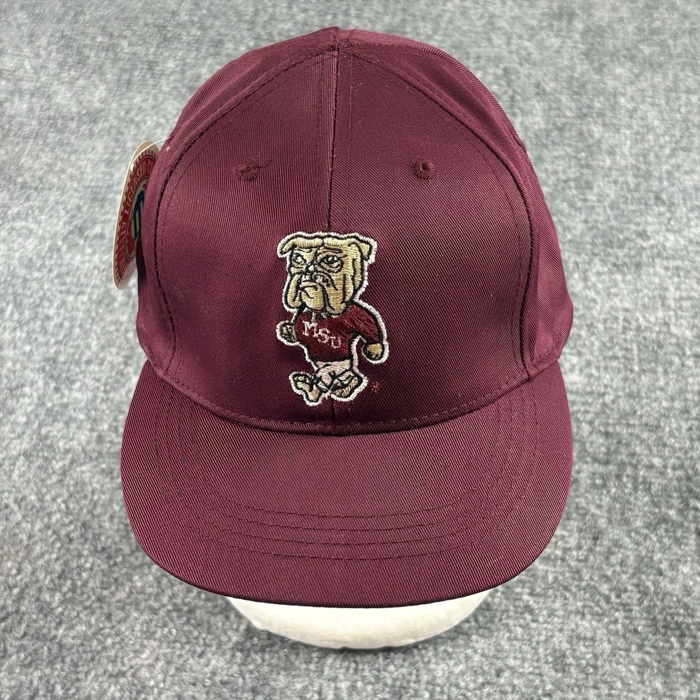 Mississippi State Bulldogs‎ Youth Hat Maroon Stretch Fit NCAA SEC NWT Fan Gear